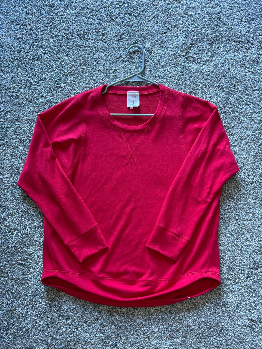 Freeloader Bright Red Crewneck Top